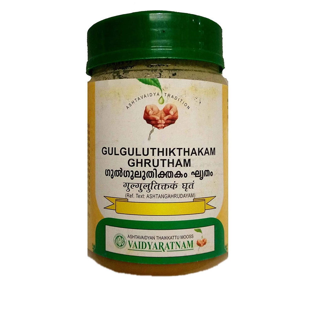 Vaidyaratnam Gulguluthikthakam Ghrutham, For Indigestion, 100% Herbal, 150gm